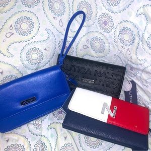 Nautica wristlets and wallet